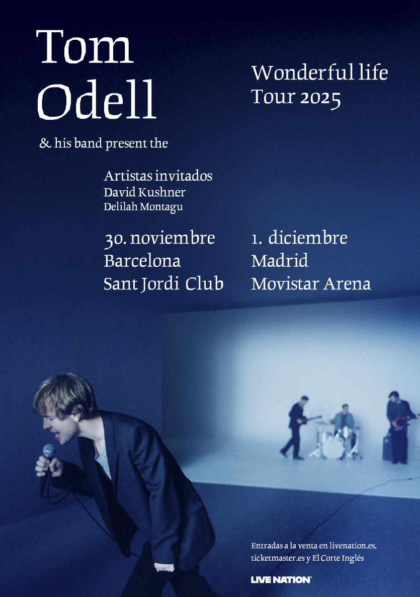 El reconocido músico británico Tom Odell anuncia conciertos en Barcelona y Madrid dentro de su gira internacional 'Wonderful Life Tour 2025'
