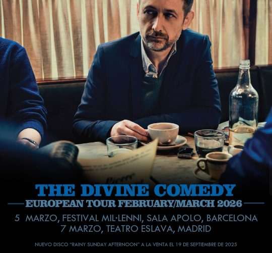 The Divine Comedy regresa a Madrid y Barcelona. La banda de Neil Hannon publicará en septiembre su nuevo álbum, 'Rainy Sunday Afternoon'.