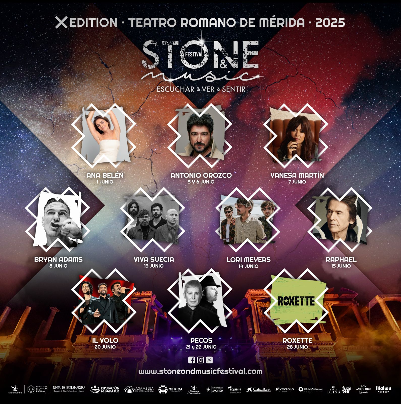 Roxette actuará en el Stone & Music Festival 2025 el 28 de junio, siendo los encargados de poner el broche final a esta cercaba décima edición