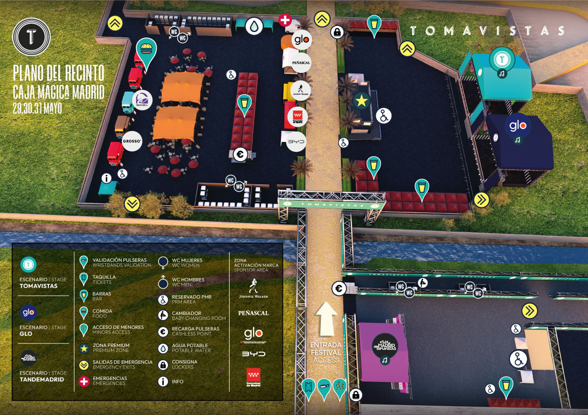 Ya tenemos disponible toda la información del Tomavistas 2025 en lo tocante a accesos, plano y toda la información práctica necesario.