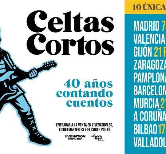 Celtas Cortos celebrarán sus cuatro décadas de trayectoria con '40 años contando cuentos', una gira que pasará por diez ciudades españolas.
