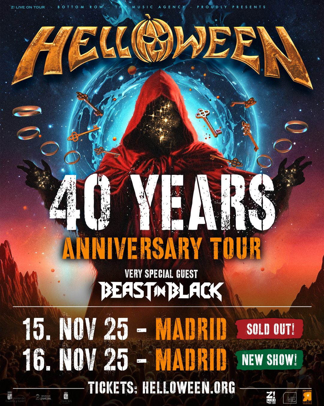 Helloween vuelve a demostrar su enorme tirón en nuestro país y hará doblete en La Nueva Cubierta de Leganés el próximo mes de noviembre.