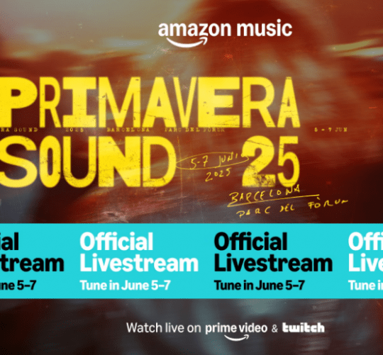 Del 5 al 7 de junio la comunidad Primavera se reunirá en Barcelona y en todo el mundo en torno al streaming oficial en vivo de Amazon Music