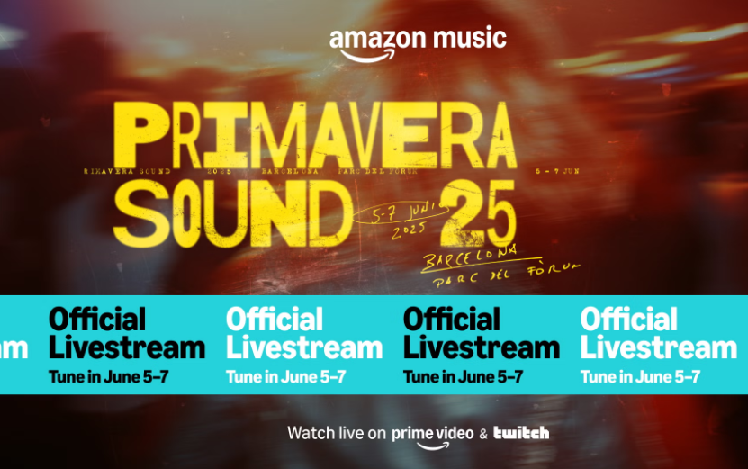 Del 5 al 7 de junio la comunidad Primavera se reunirá en Barcelona y en todo el mundo en torno al streaming oficial en vivo de Amazon Music
