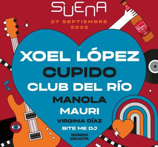 Xoel López y Cupido encabezan La Sagra Suena 2025, que tendrá lugar el sábado 27 de septiembre en Numancia de la Sagra (provincia de Toledo)