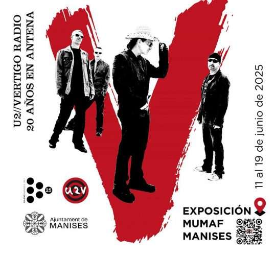La sala expositiva del Mumaf de Manises acoge hasta el próximo 19 de junio una exposición única sobre la formación musical irlandesa U2