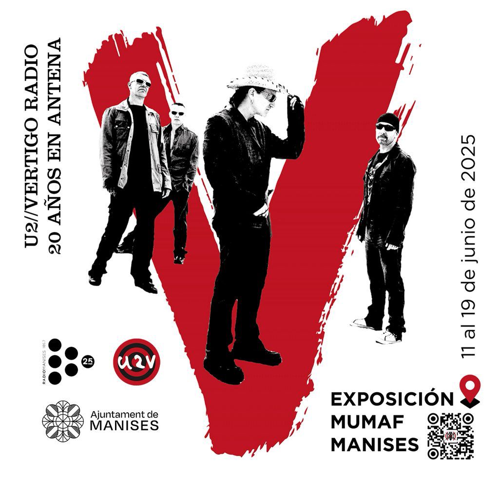 La sala expositiva del Mumaf de Manises acoge hasta el próximo 19 de junio una exposición única sobre la formación musical irlandesa U2