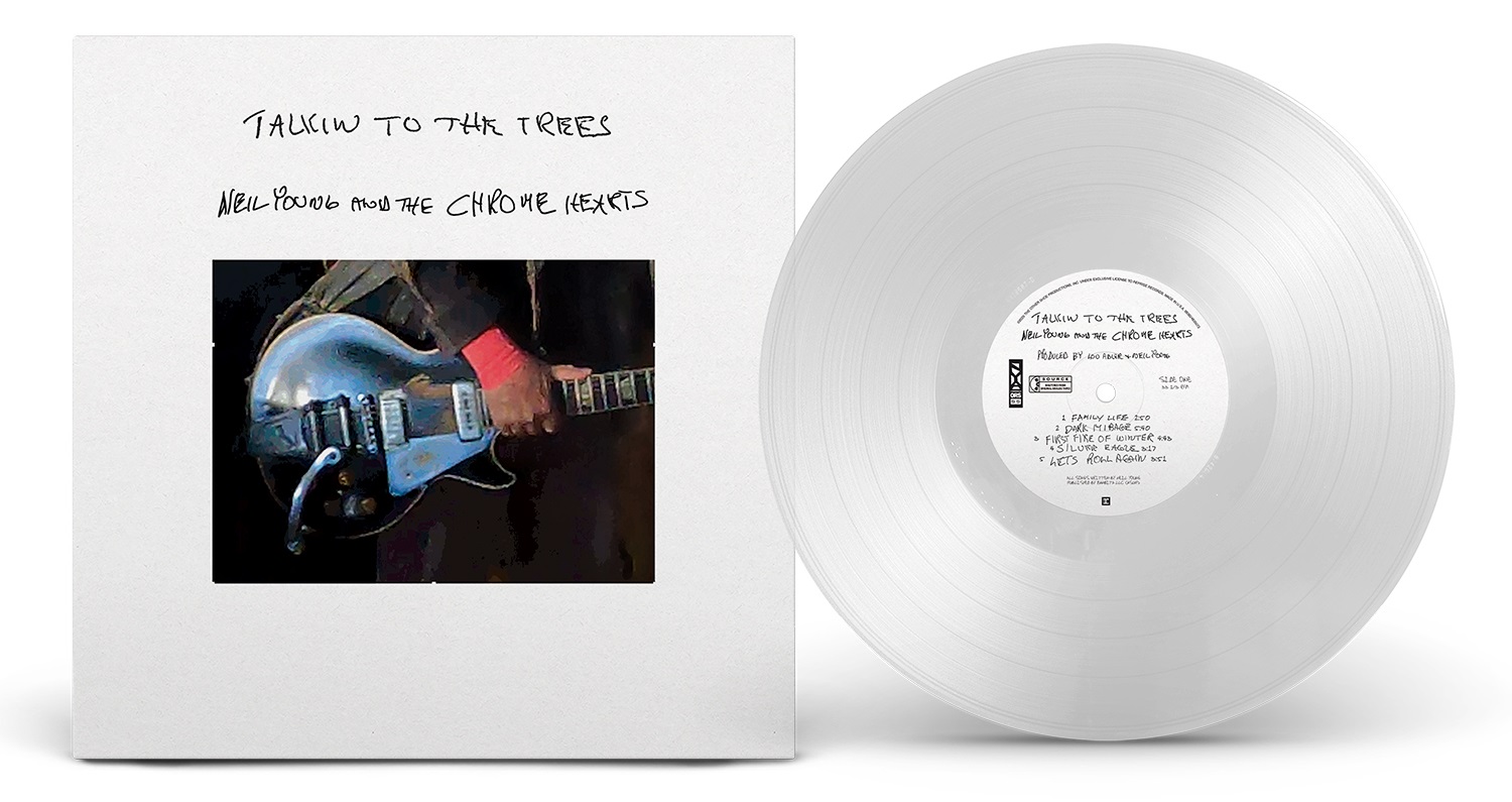 Neil Young y su nuevo grupo, The Chrome Hearts, publican este viernes un nuevo disco de estudio titulado 'Talking to the trees'.