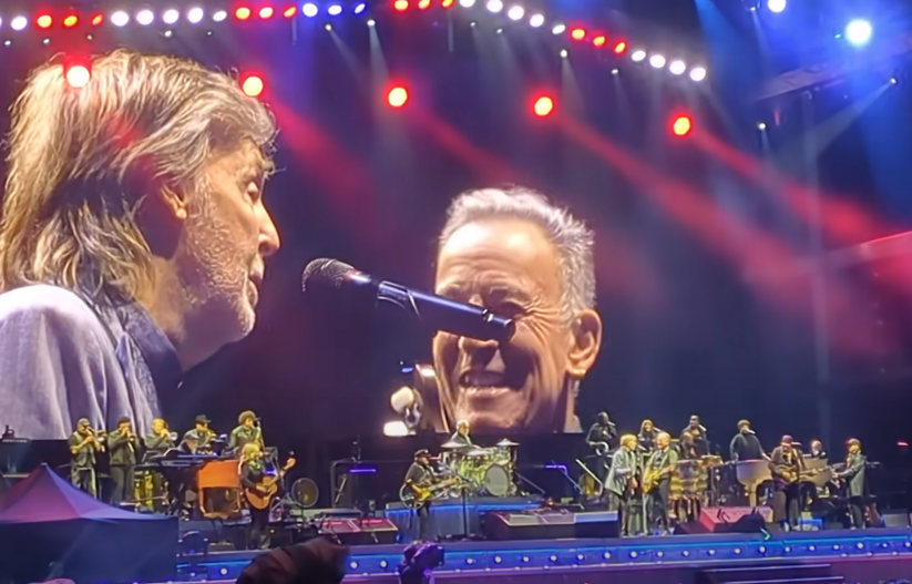 Bruce Springsteen y Paul McCartney juntos en concierto en Liverpool