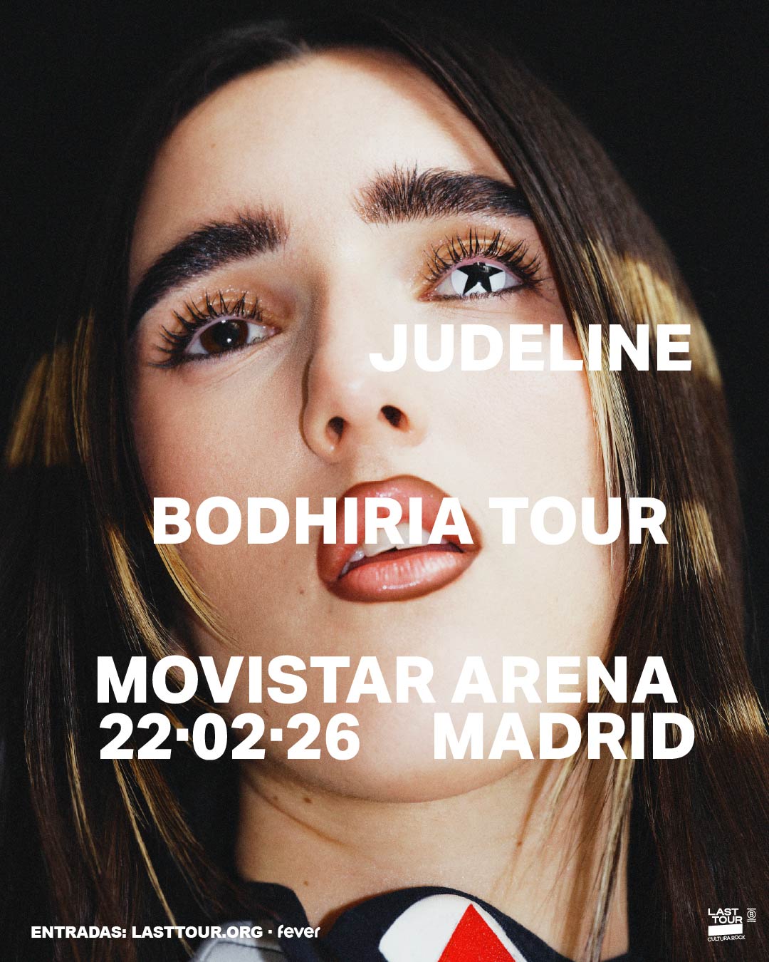 Judeline anuncia concierto en el Movistar Arena de Madrid para celebrar el fin de gira de 'Bodhiria'. La cita es el 22 de febrero de 2026