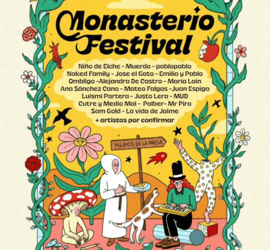 Nace el Monasterio Festival, los días 12 y 13 de septiembre de este 2025 en Pelayos de la Presa, con conciertos y muchas más actividades