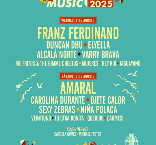 El Santander Music se celebrará el viernes 1 y el sábado 2 de agosto de 2025 en su emblemática localización de la Campa de la Magdalena