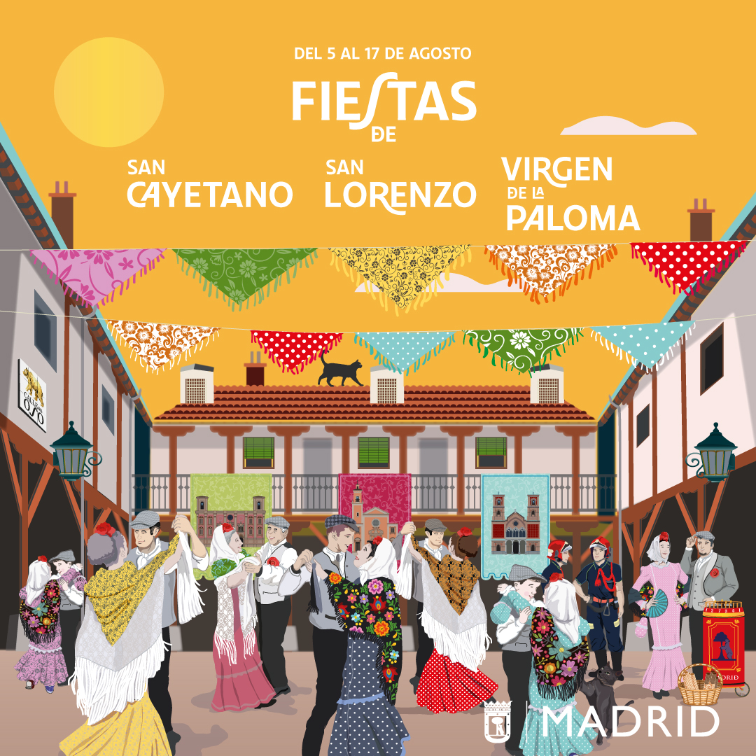 Un agosto más, Madrid se llena este 2025 de actividades culturales y música en directo con las fiestas de San Cayetano, San Lorenzo y La Paloma
