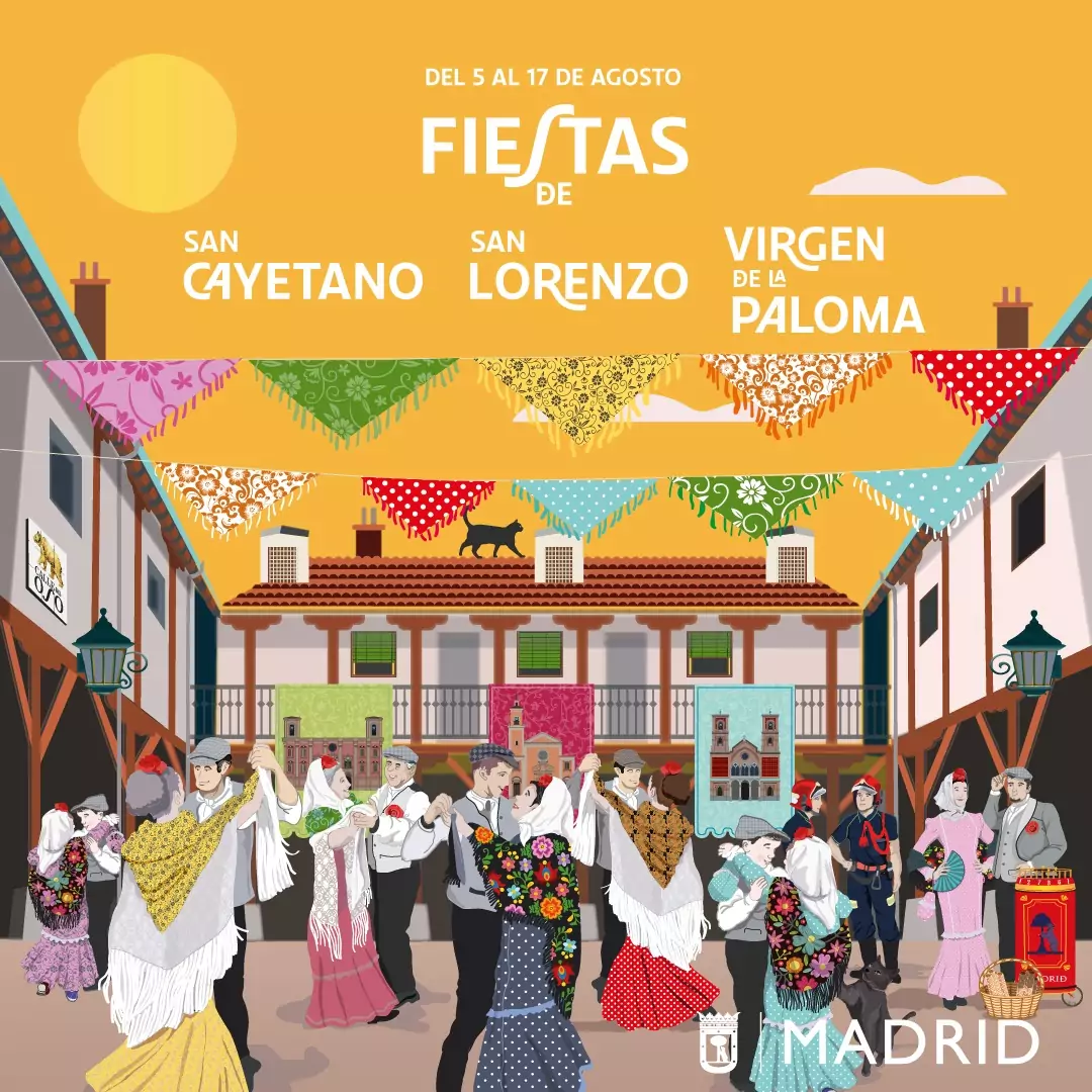 Un agosto más, Madrid se llena este 2025 de actividades culturales y música en directo con las fiestas de San Cayetano, San Lorenzo y La Paloma