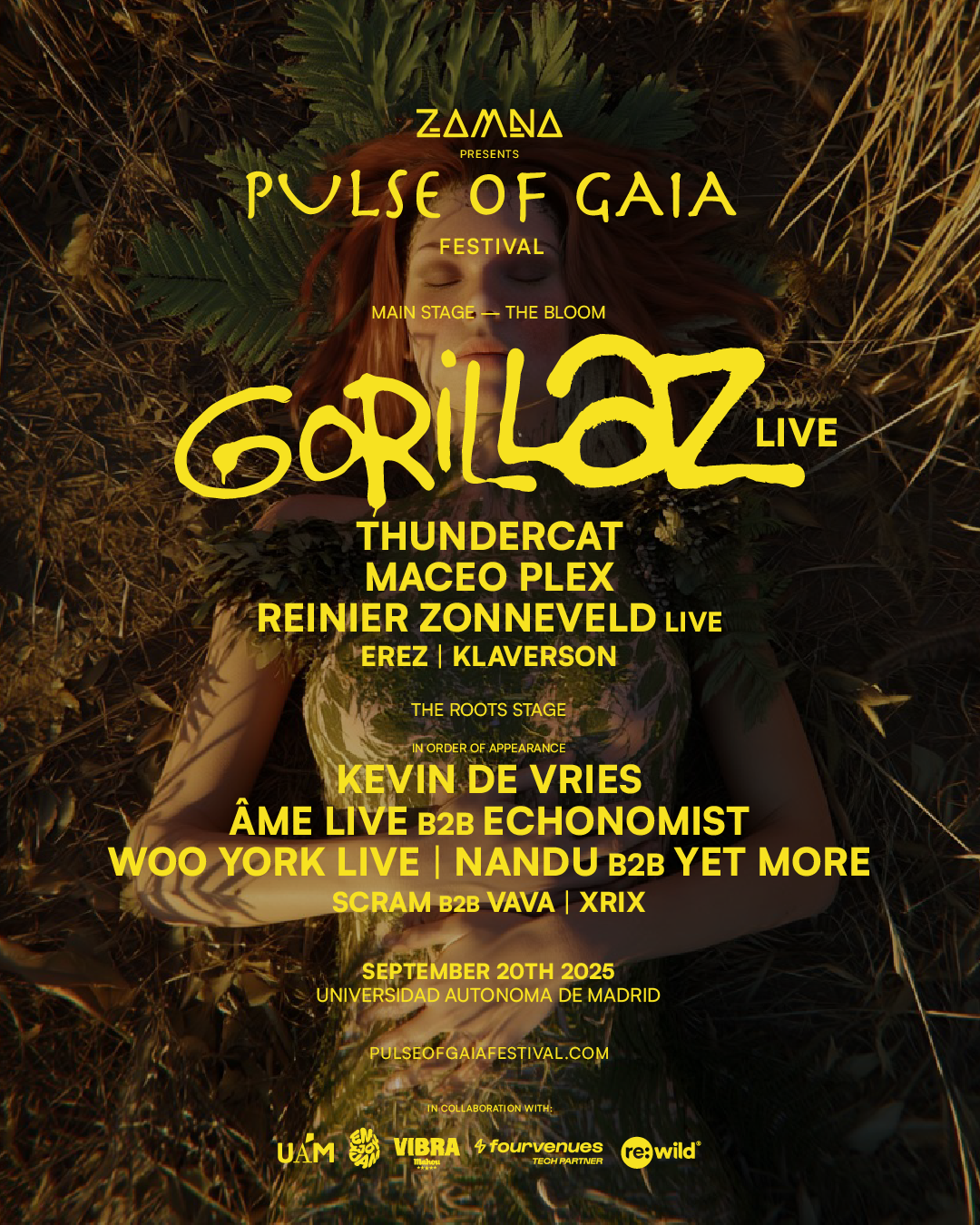 Pulse of Gaia, el revolucionario festival que llegará a Madrid el próximo 20 de septiembre, desvela nuevas incorporaciones a su cartel