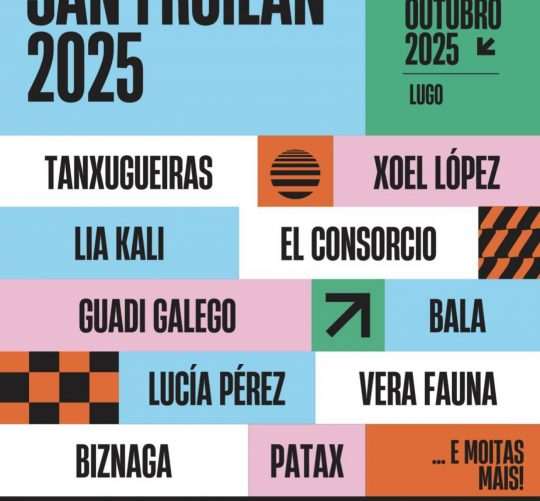 Las Fiestas de San Froilán llenarán la ciudad de Lugo de conciertos gratuitos y otras muchas actividades desde el 4 hasta el 12 de octubre de este año 2025.