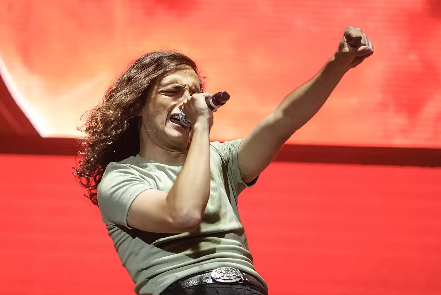 Antonio García en el concierto de Arde Bogotá en Santander