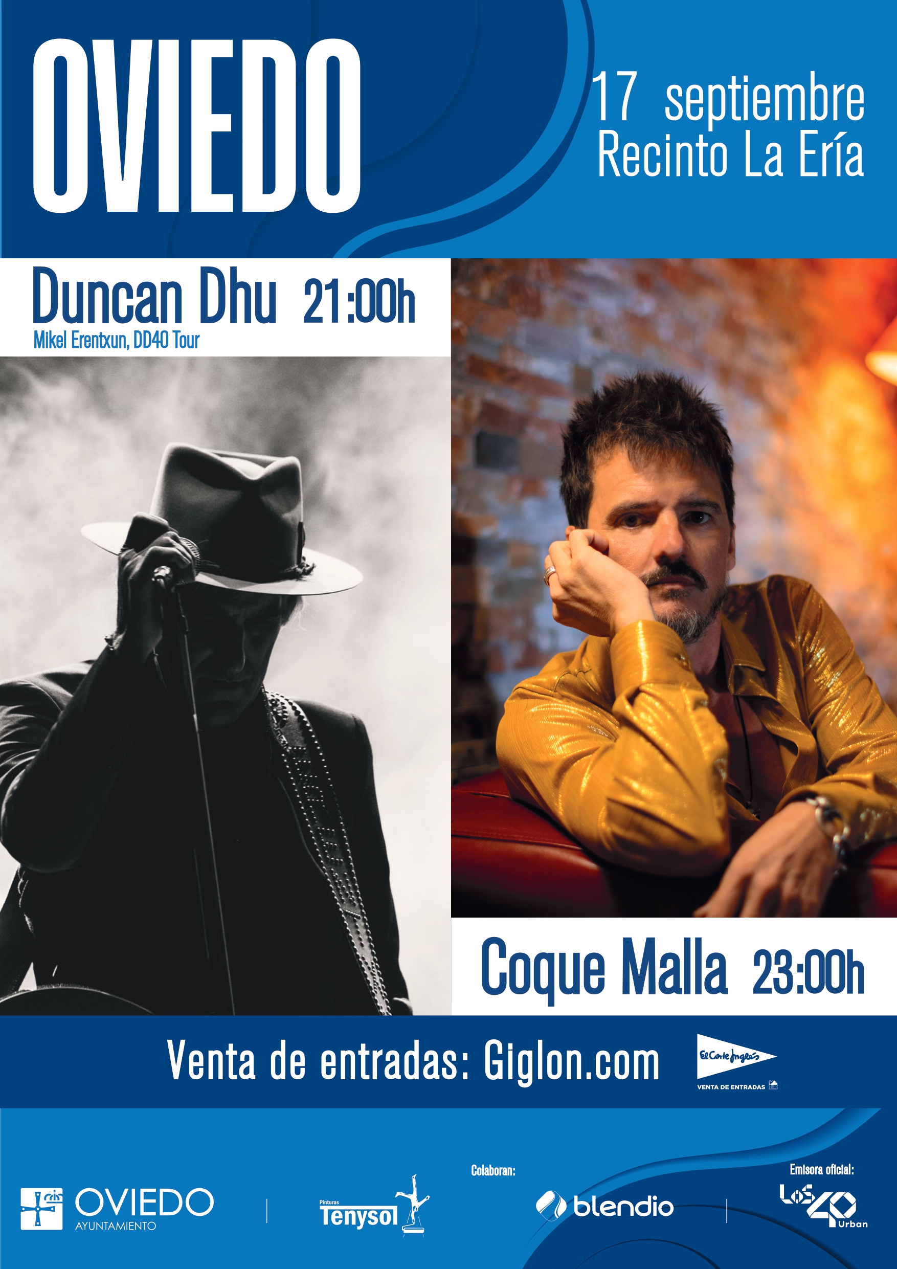 Oviedo celebra las Fiestas de San Mateo 2025 desde el 11 hasta el 22 de septiembre, con una variada oferta de conciertos de pago en La Ería