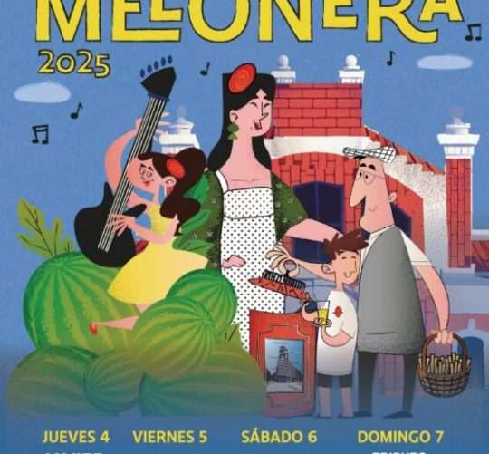 Programación de conciertos de las Fiestas de la Melonera 2025 en Madrid, en septiembre con Javier Ojeda (Danza Invisible), Nacha Pop y Camela