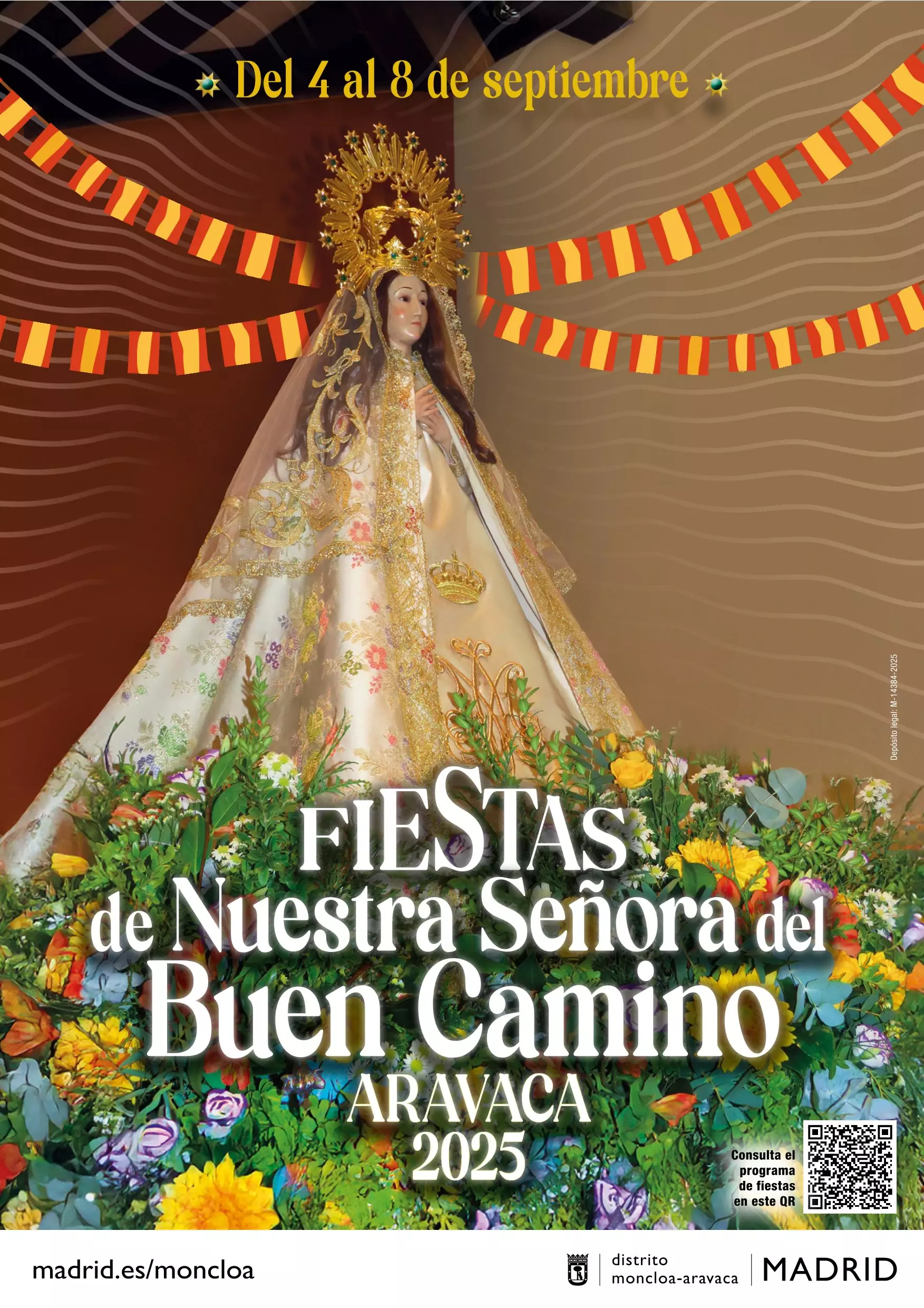 Aravaca celebra sus fiestas en honor de Nuestra Señora del Buen Camino desde el 4 hasta el 8 de septiembre de este 2025 con conciertos y más