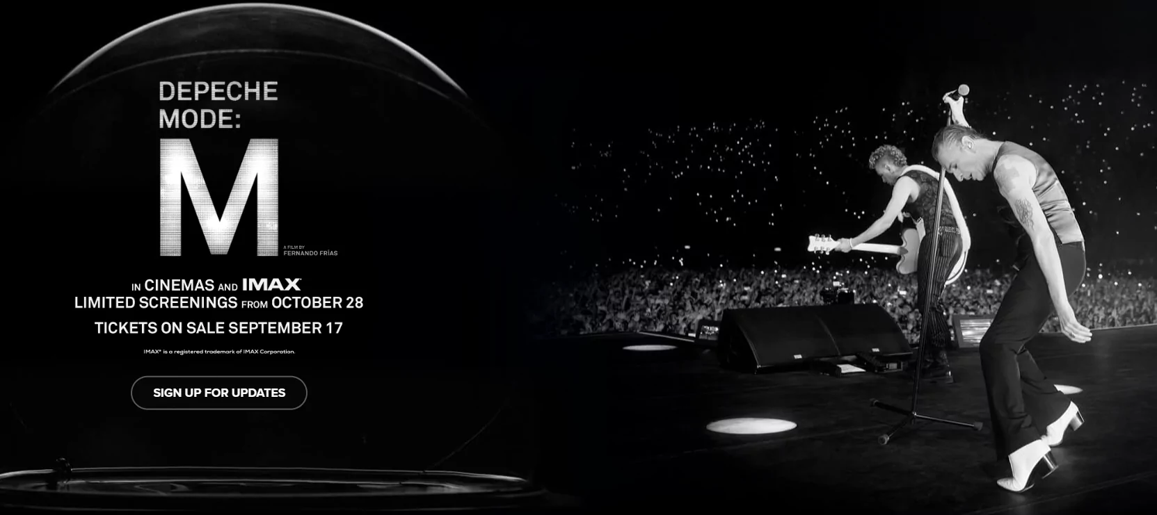 Depeche Mode en cines de toda España en octubre