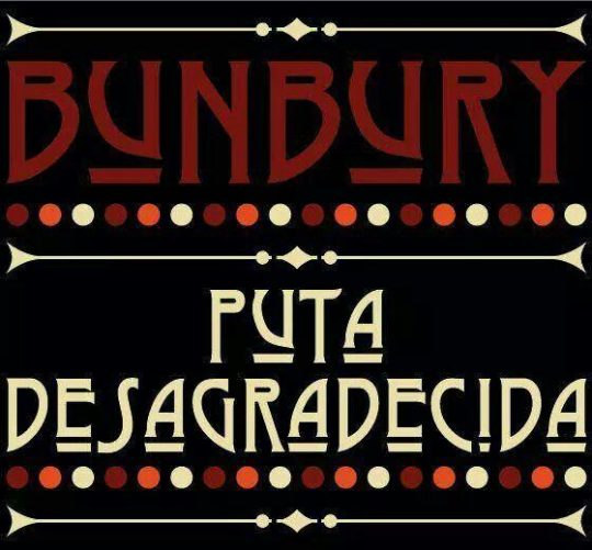 Bunbury aclara a petición de Amaral que 'Puta desagradecida' no está dedicada a ella