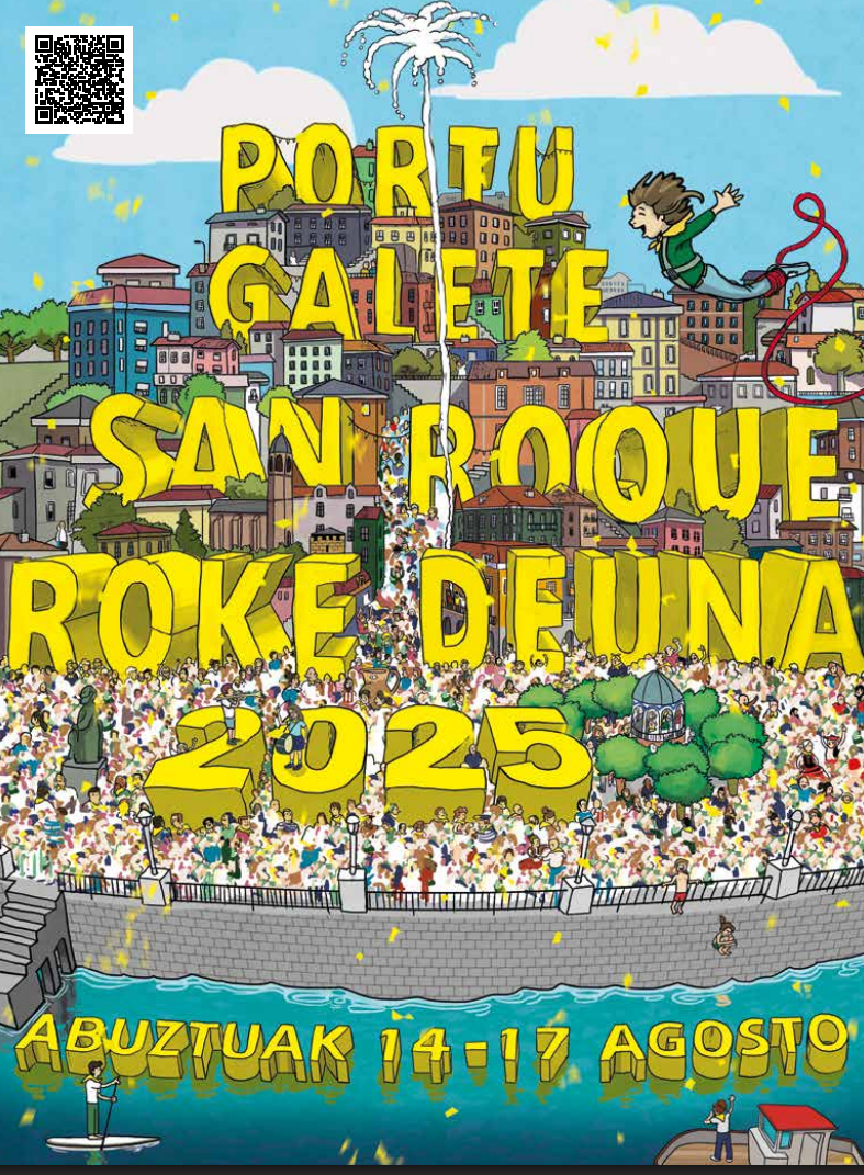 Portugalete se prepara para celebrar ya mismo sus fiestas populares de San Roque 2025 con conciertos y muchas actividades variadas para todos