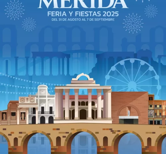 Mérida celebra desde el 31 de agosto hasta el 7 de septiembre su Feria y Fiestas 2025, con conciertos gratuitos para todos los públicos