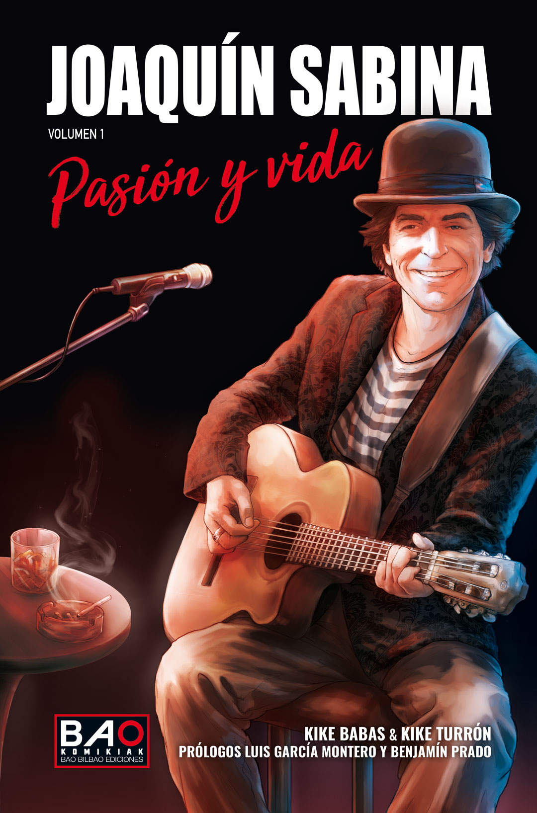 'Joaquín Sabina. Pasión y vida (vol 1)' es la la novela gráfica autorizada que relata en viñetas la biografía del emblemático cantautor
