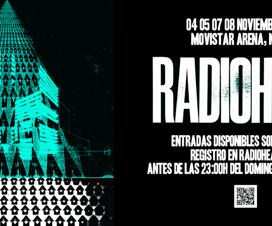 Al anunciar sus sus cuatro conciertos en el Movistar Arena de Madrid, Radiohead daba la información sobre la venta de entradas y los precios