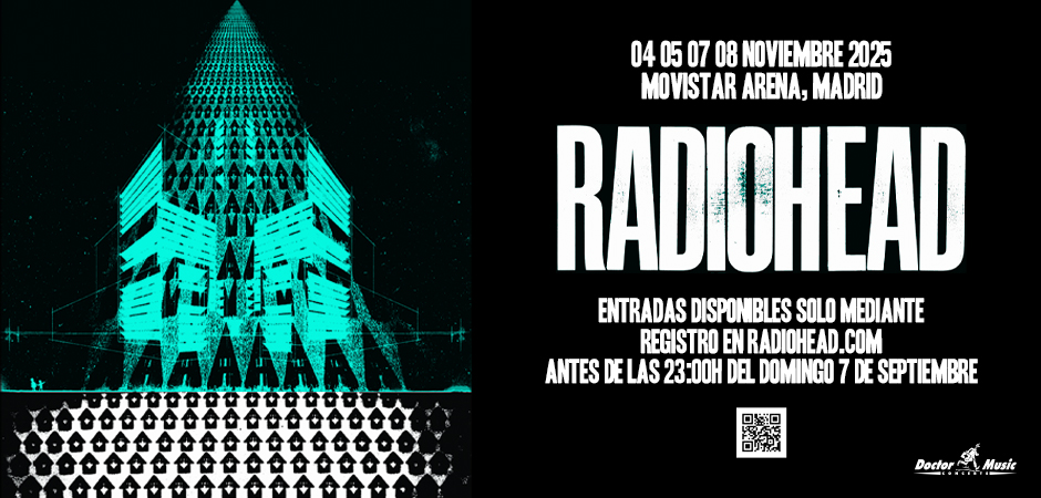 Al anunciar sus sus cuatro conciertos en el Movistar Arena de Madrid, Radiohead daba la información sobre la venta de entradas y los precios