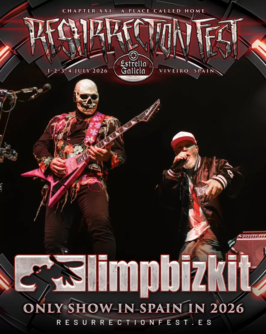 Resurrection Fest Estrella Galicia anuncia la incorporación de Limp Bizkit como uno de los cabezas de cartel de su edición de julio de 2026