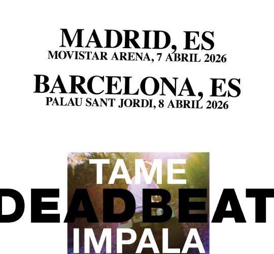 Tame Impala volverá a España para tocar en Madrid y Barcelona con sendos conciertos en Madrid y Barcelona en abril de 2026