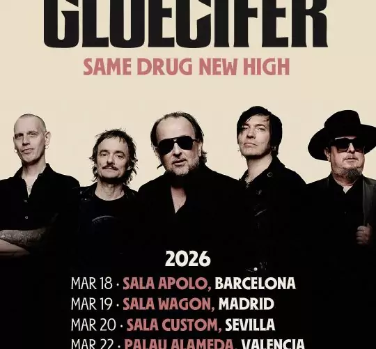 Vuelven Gluecifer con su primer disco en más de dos décadas y una gira española rock n' roll rápido y humeante para gozarlo en marzo de 2026.
