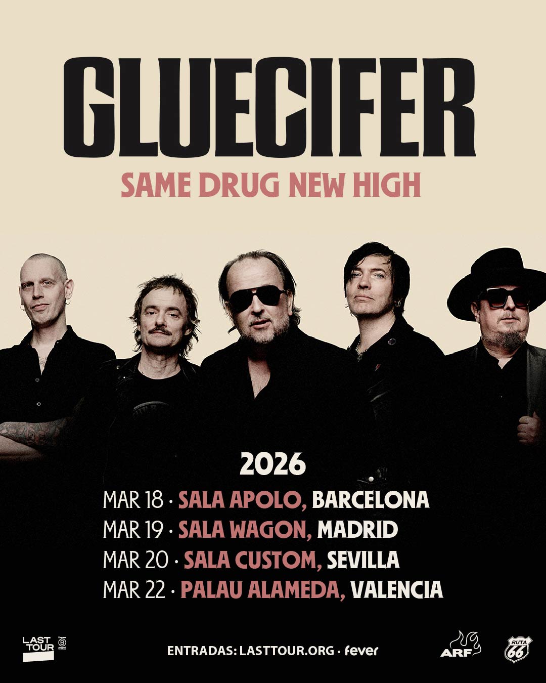 Vuelven Gluecifer con su primer disco en más de dos décadas y una gira española rock n' roll rápido y humeante para gozarlo en marzo de 2026.