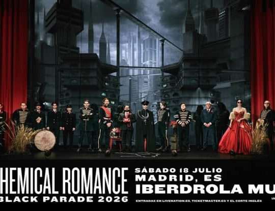precios de los diferentes tipos de entradas para el concierto de My Chemical Romance en Madrid. La cita es, recordemos, el sábado 18 de julio de 2026
