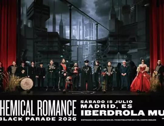 precios de los diferentes tipos de entradas para el concierto de My Chemical Romance en Madrid. La cita es, recordemos, el sábado 18 de julio de 2026