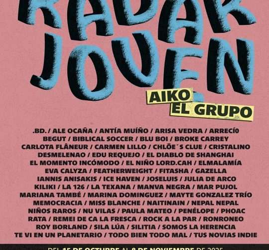 Ya está aquí la programación completa de conciertos de Radar Joven 2025, con más de un centenar de artistas emergentes en salas de Madrid