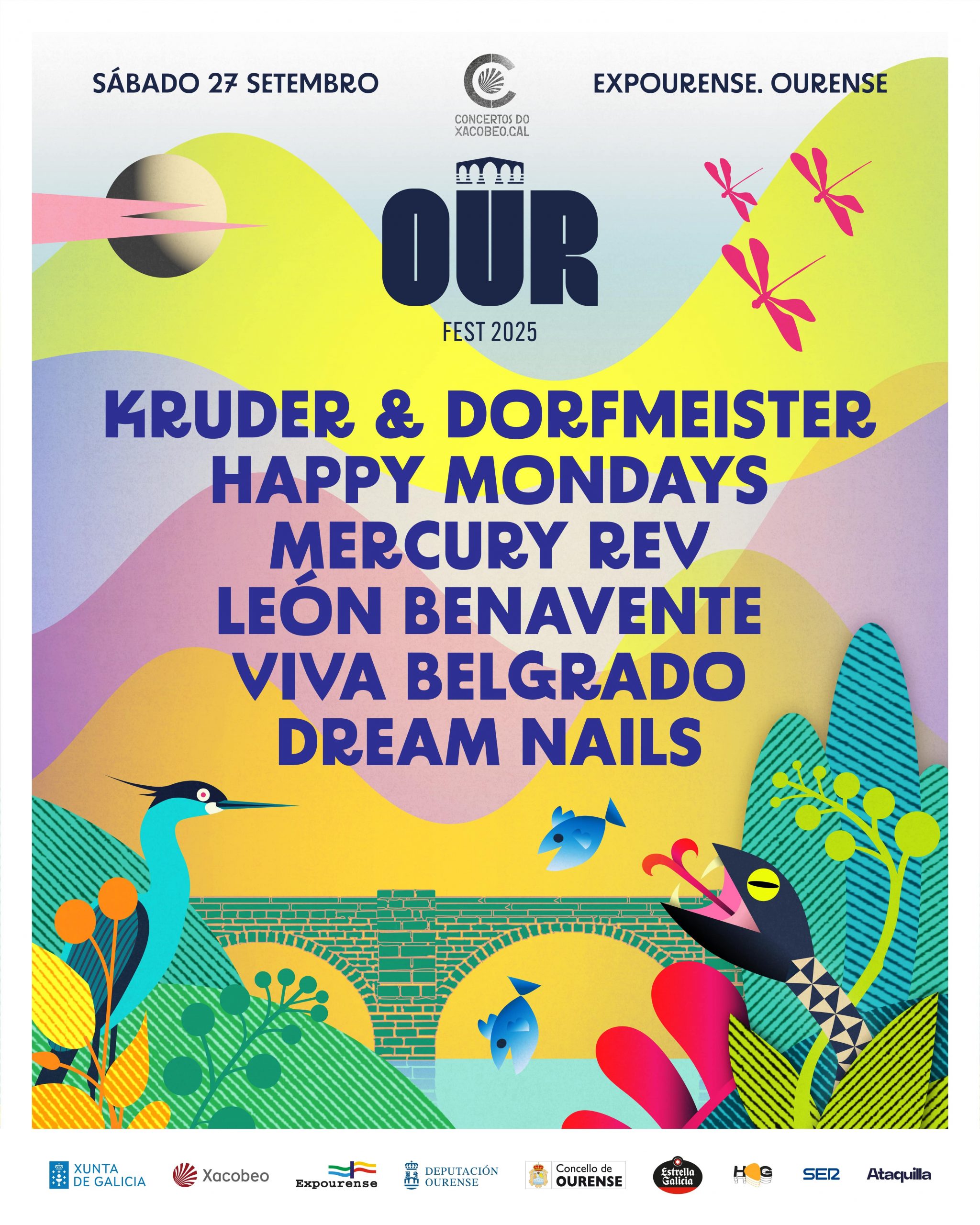 Our Fest presenta los horarios y el recorrido artístico de su cuarta edición, que tendrá lugar el próximo sábado 27 de septiembre de 2025 en Expourense