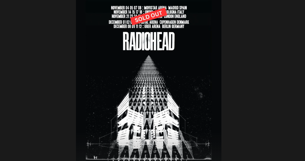 Horarios de los conciertos de Radiohead en Madrid