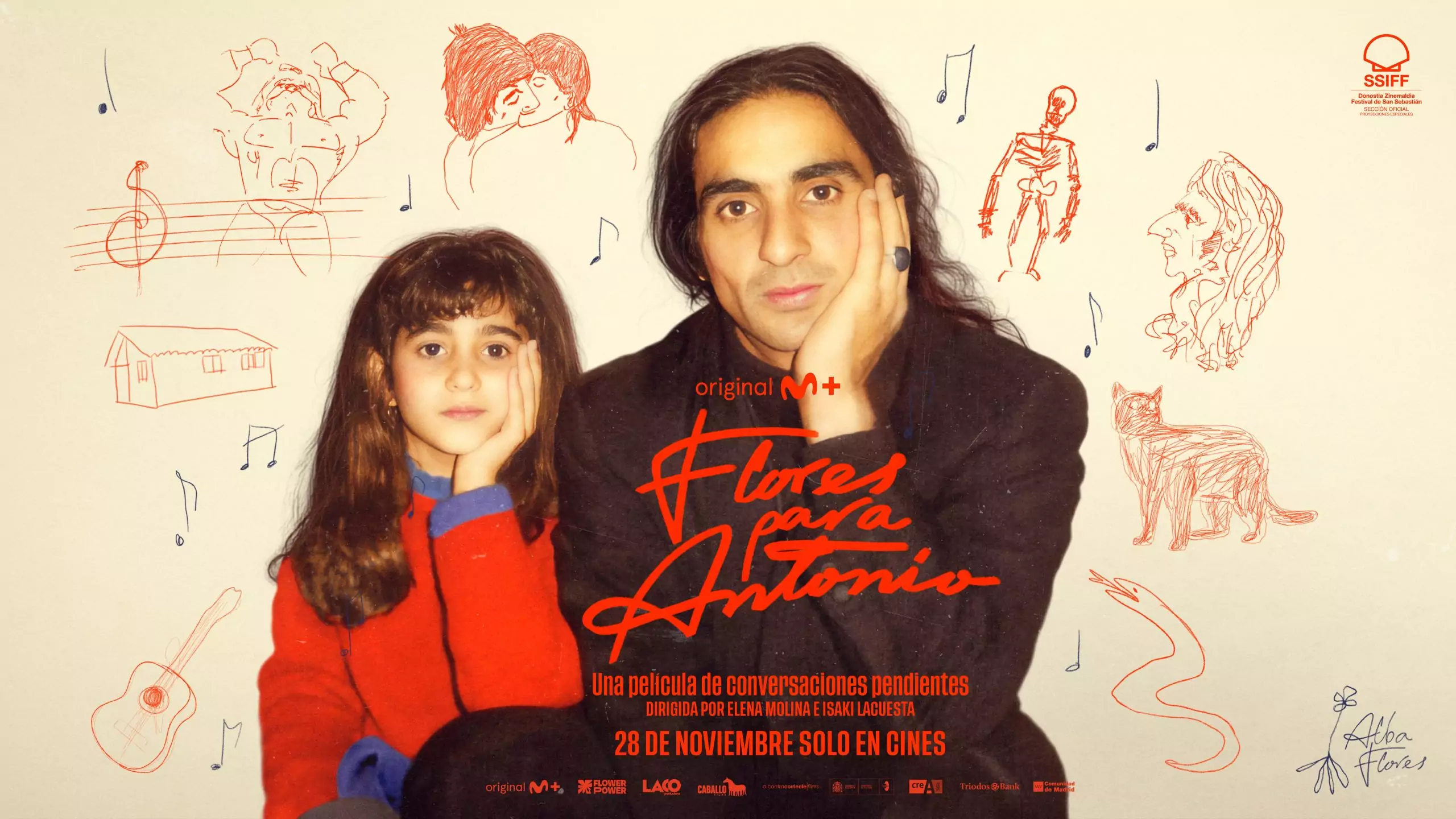 Ya podemos ver el tráiler de 'Flores para Antonio', la película documental que recorre la vida y la obra del músico y compositor Antonio Flores de la mano de su hija, la actriz Alba Flores.