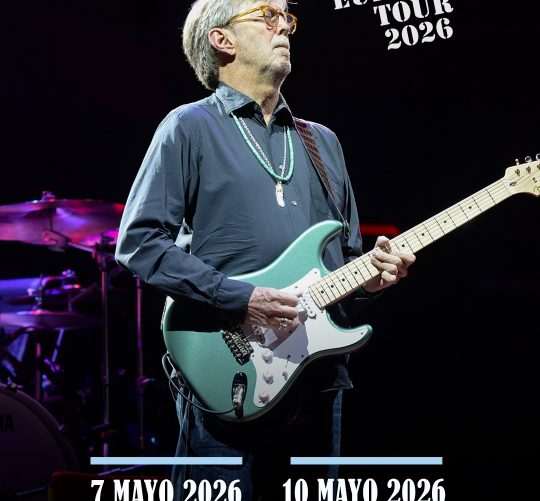 Eric Clapton anuncia conciertos en grandes recintos de Madrid y Barcelona el próximo mes de mayo de 2026