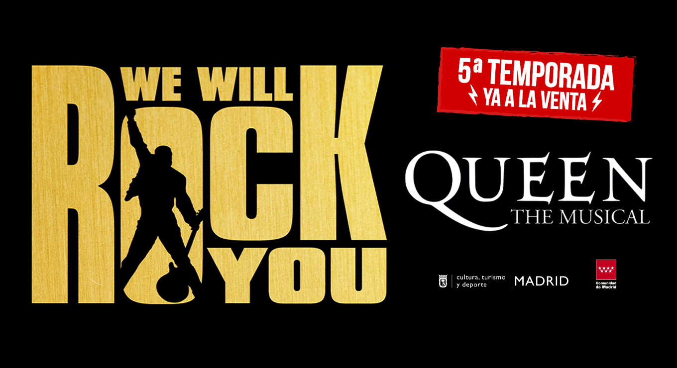 Después de 22 años, 'We Will Rock You', el musical de Queen, regresa con fuerza a al Teatro Príncipe Pío de Madrid con su quinta temporada