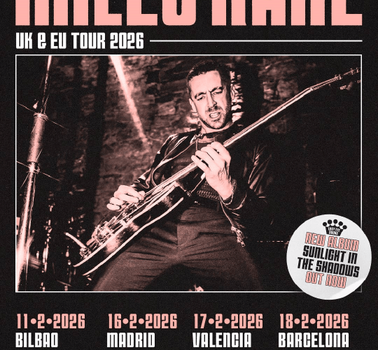 Miles Kane regresa a España para presentar su esperado nuevo disco, 'Sunlight In The Shadows' en cuatro conciertos en febrero del año 2026
