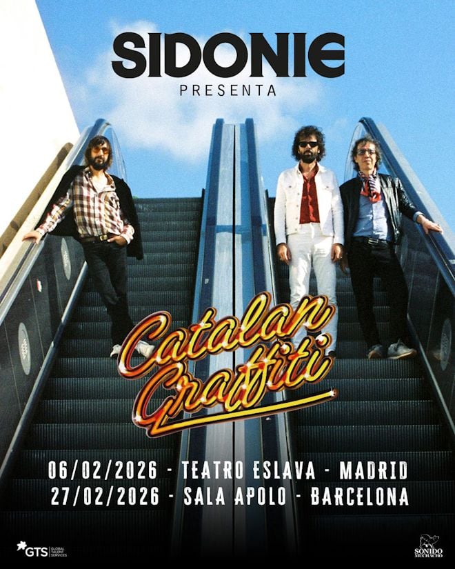 Sidonie anuncia los dos primeros conciertos de presentación de 'Catalan Graffiti', el próximo nuevo disco que lanzarán el 14 de noviembre