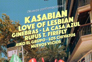 Kasabian, Love of Lesbian o Rufus T Firefly, Repion, Ginebras o La Casa Azul, entre las confirmaciones de Low Festival 2026 de Torrevieja