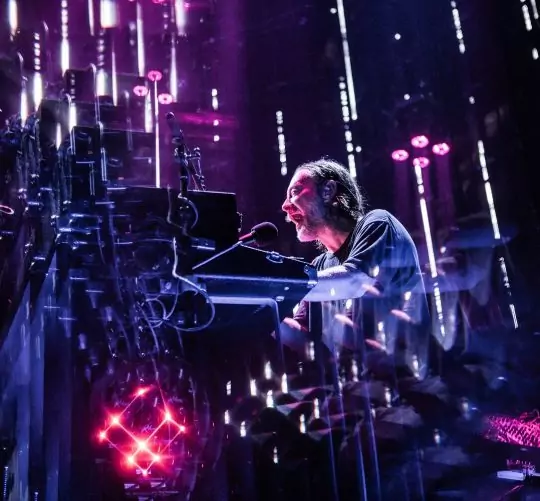 Thom York, cantante de Radiohead, el 4 de noviembre de 2025 en el Movistar Arena de Madrid