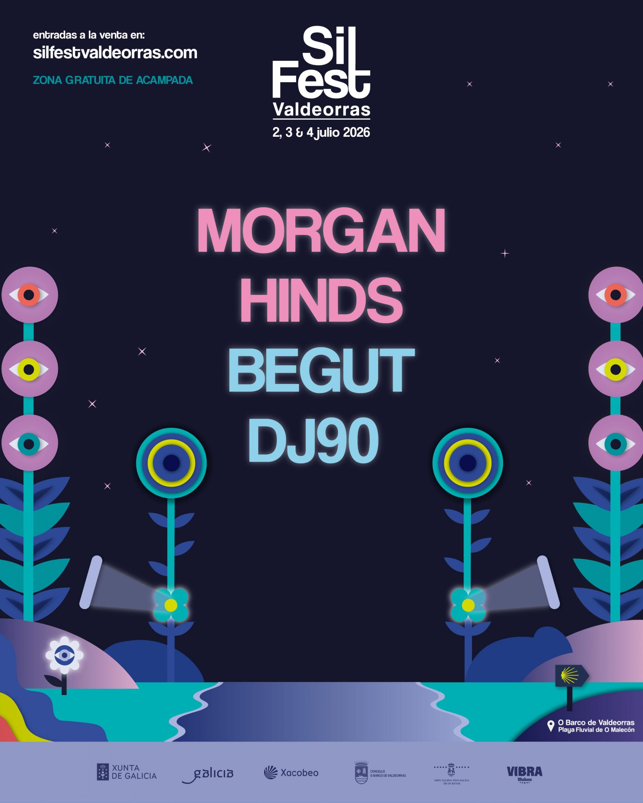 El SilFest Valdeorras alcanza en 2026 su décima edición, y contará del 2 al 4 de julio con bandas como Morgan, Hinds, Begut y el DJ90.
