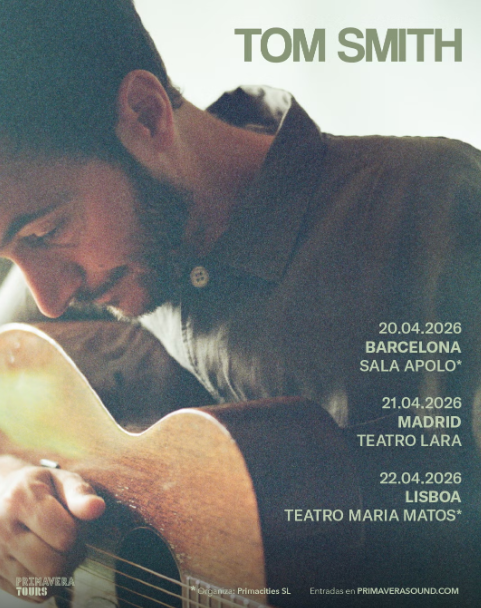 Tom Smith, líder de Editors, presentará su debut en solitario en Barcelona y Madrid en abril: día 20 en la Sala Apolo y el 21 en Teatro Lara