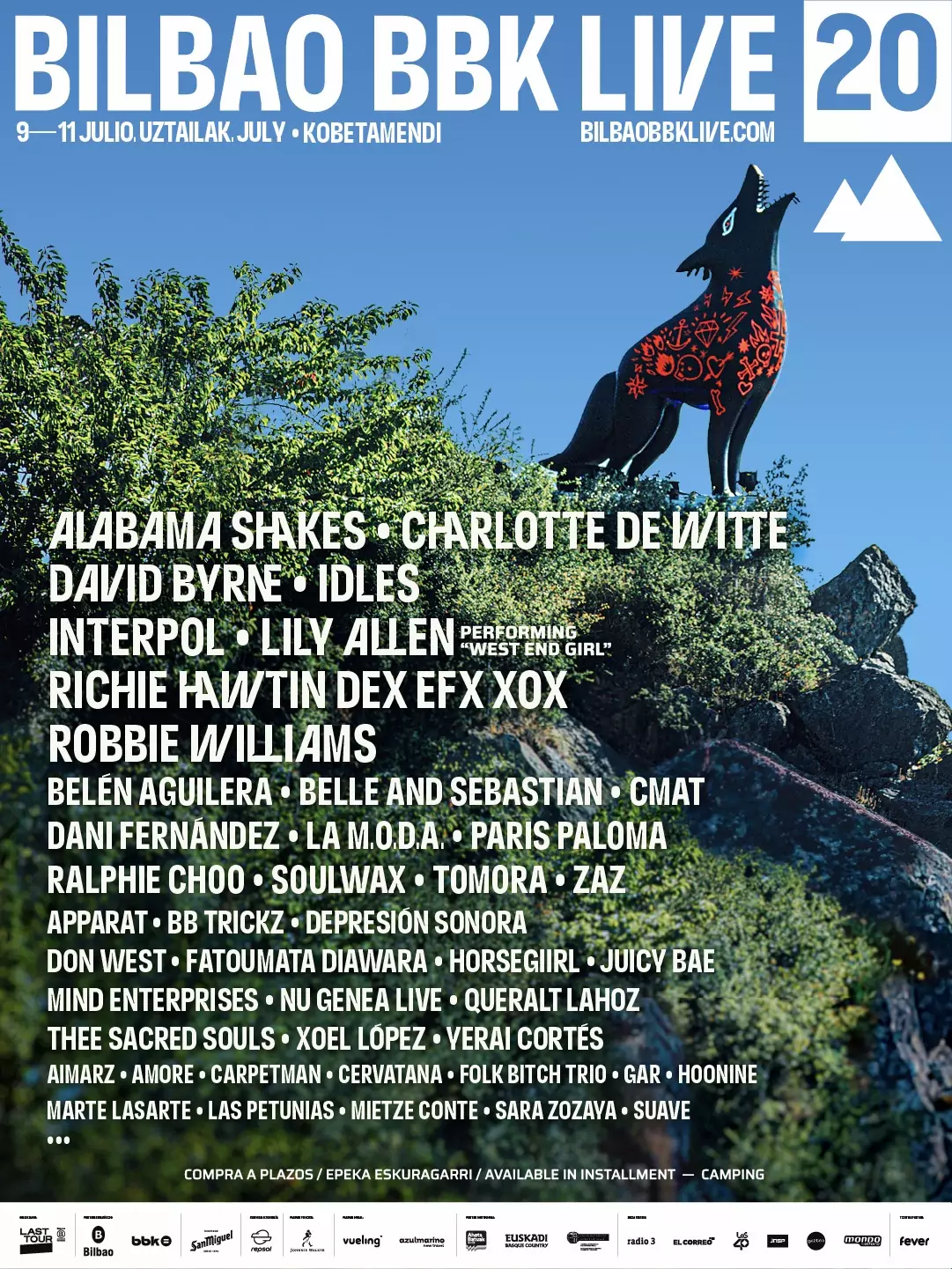 Bilbao BBK Live celebra en 2026 sus dos décadas de historia con una edición conmemorativa los días 9, 10 y 11 de julio en Kobetamendi
